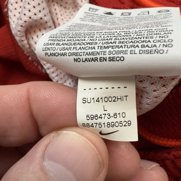 Nike Red Basketball Shorts Lebron James - Size Large Dri-Fit 596473-610 EUC - Picture 3 of 7